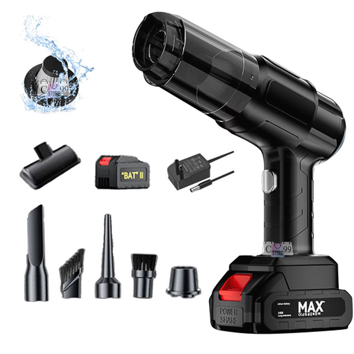 Aspiradora Recargable Para Hogar y Carro