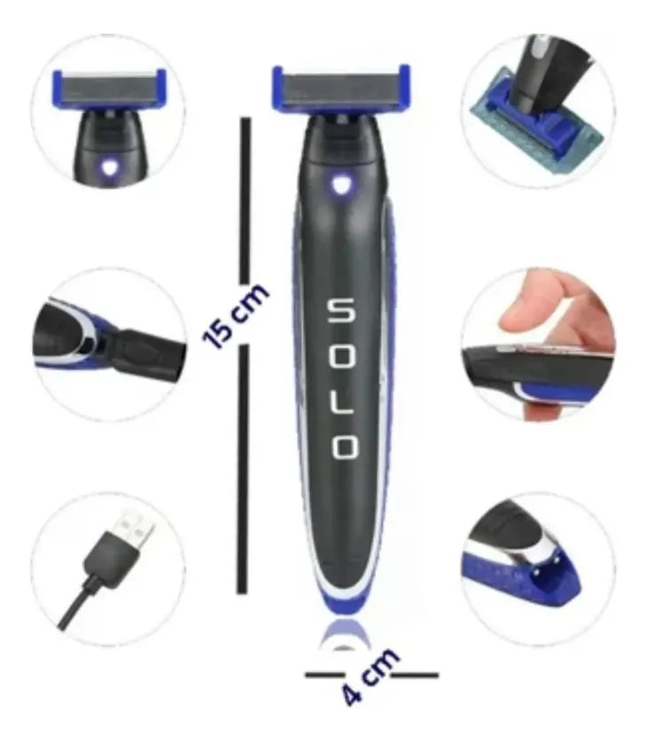 Maquina Patillera Solo Azul