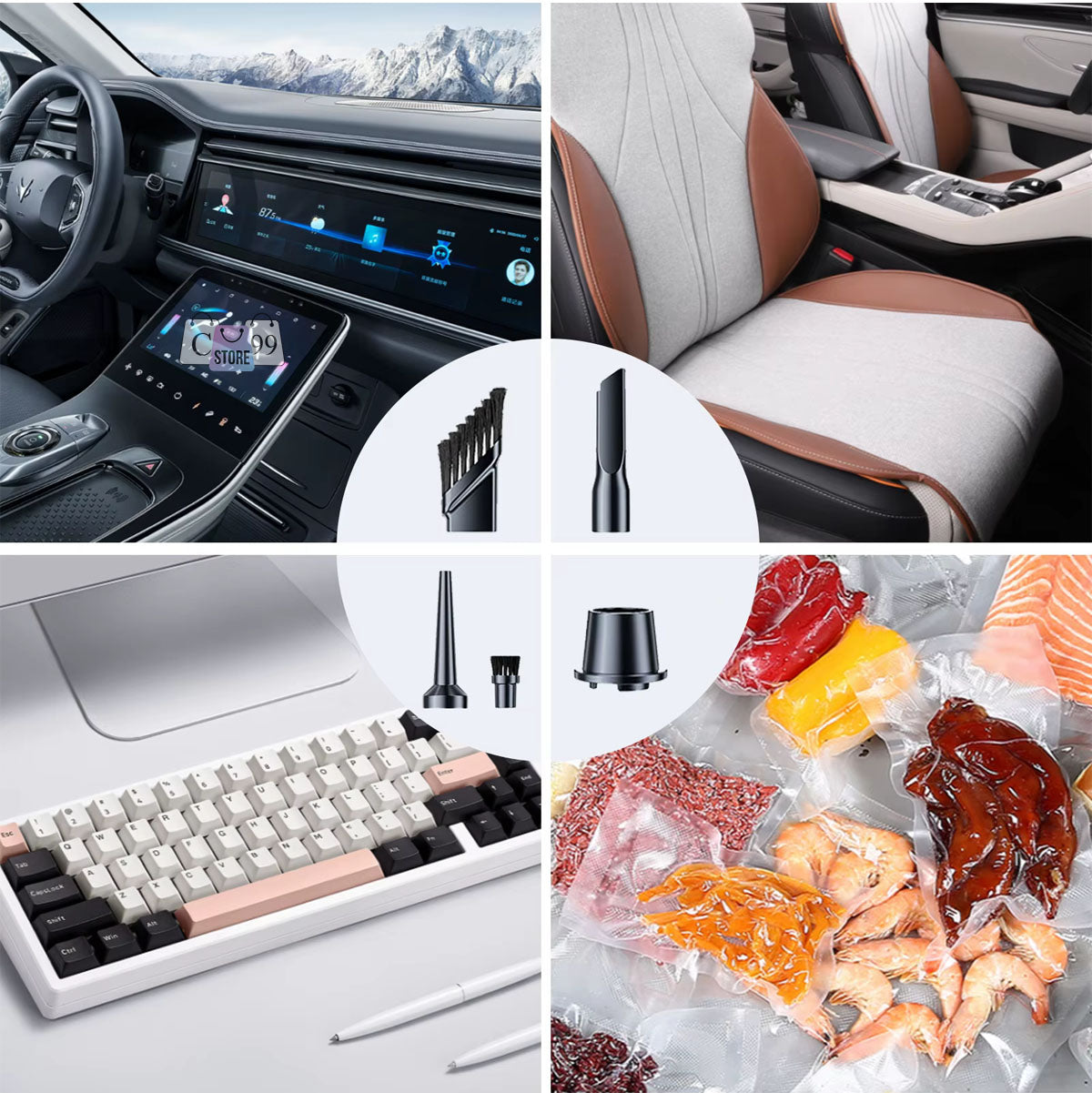 Aspiradora Recargable Para Hogar y Carro