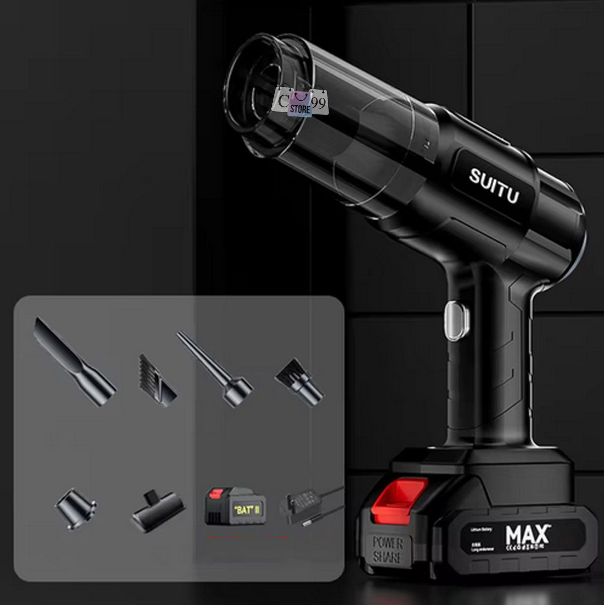 Aspiradora Recargable Para Hogar y Carro