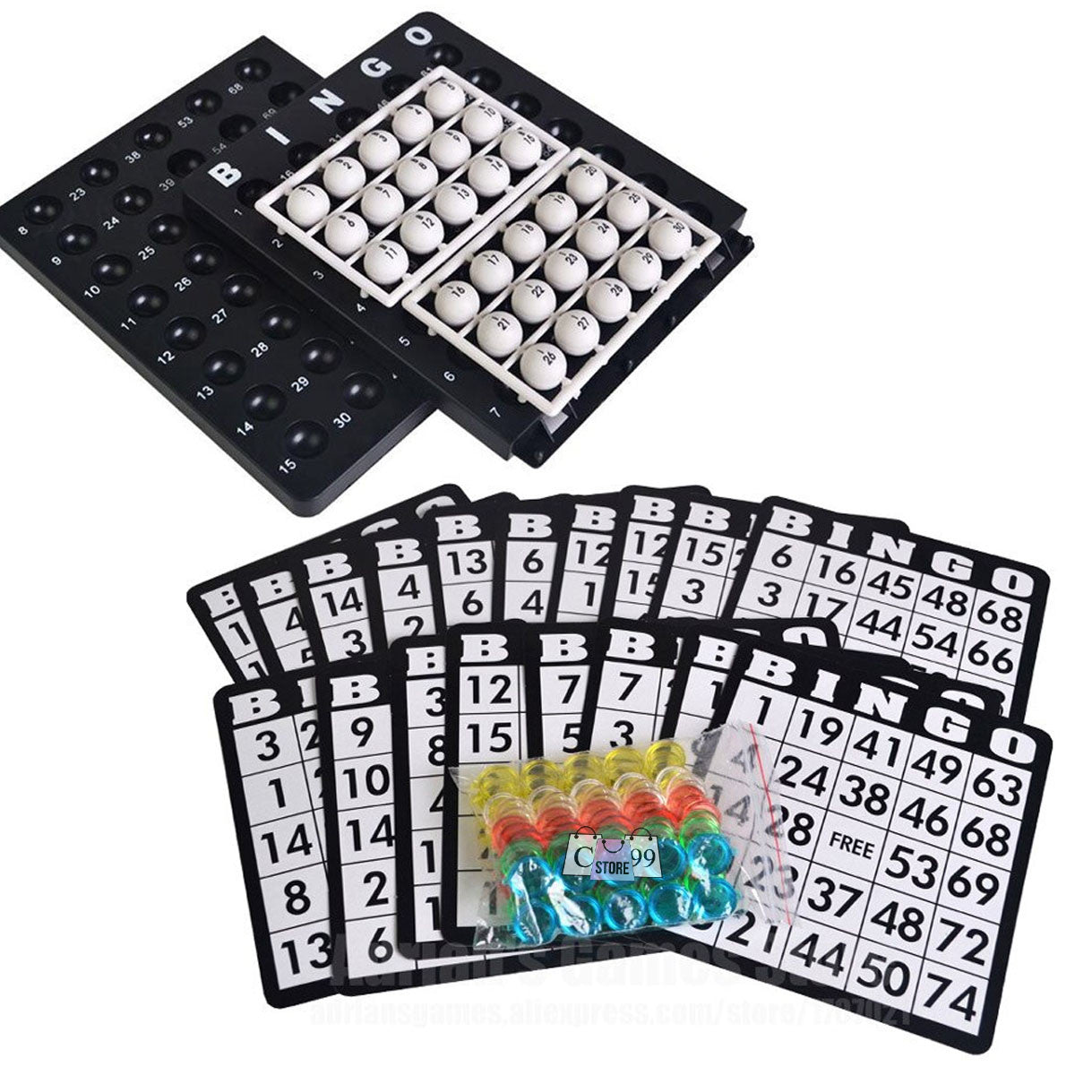 Juego Bingo Con Ruleta Juego Familiar