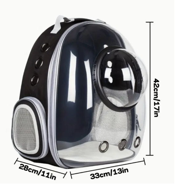 Maleta Con Capsula Para Mascotas