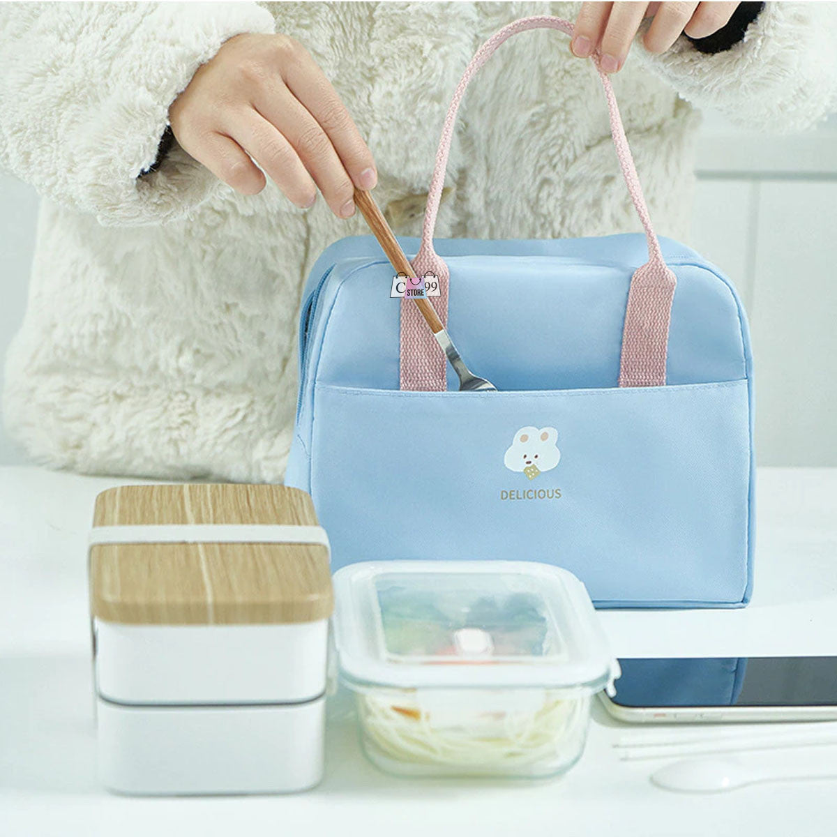 Lonchera Para Mujer  Niñas Bolsa Termica