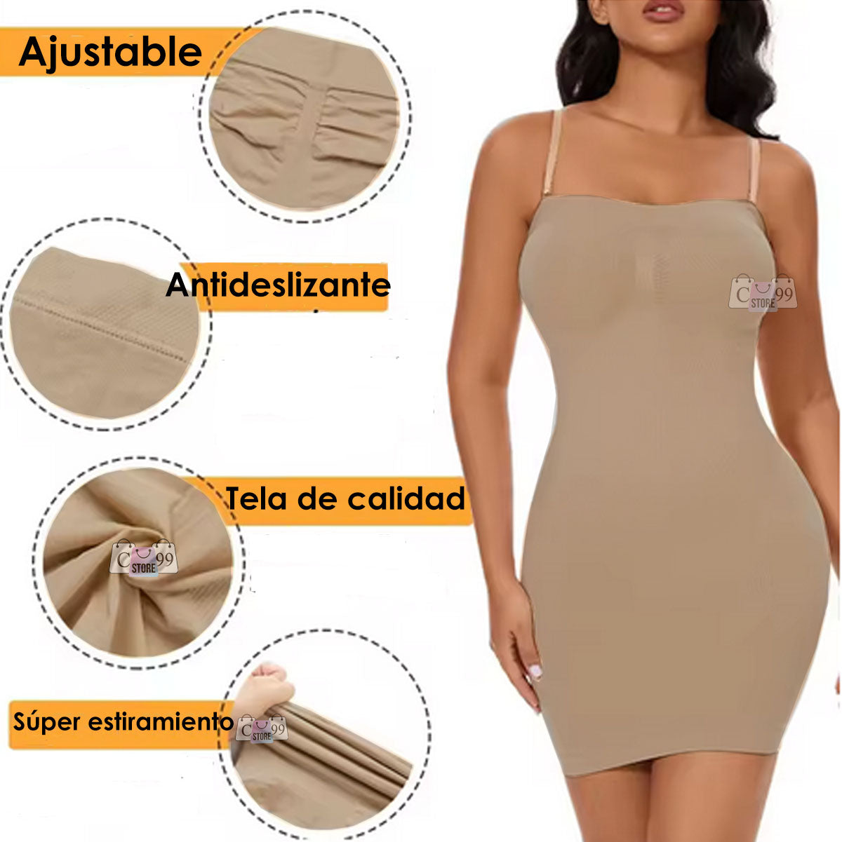 Vestido Invisible De Mujer Ropa Interior